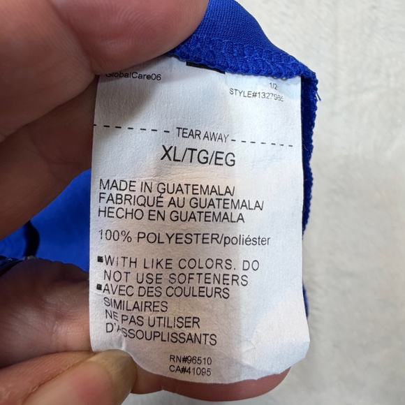 Under Armour T-Shirt Mens Size XL Blue Loose Performance Round Neck - Picture 3 of 7